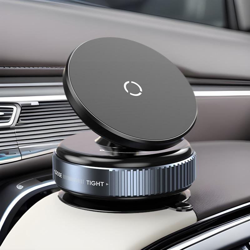 K009 Vacuum Magnetic Car Phone Holder Powerful, Stable & Universal Mount