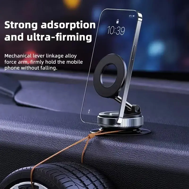 K009 Vacuum Magnetic Car Phone Holder Powerful, Stable & Universal Mount