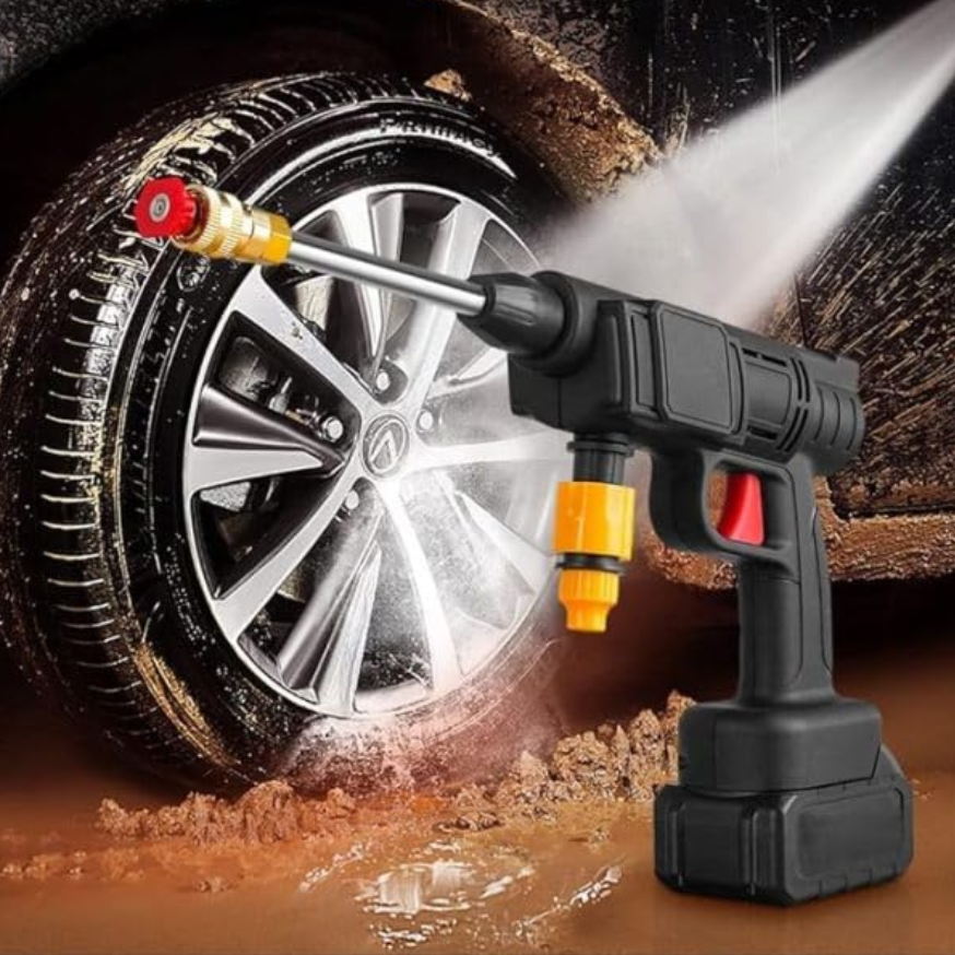 48V Cordless High Pressure Washer Gun for Car, Bike, Solar & Home