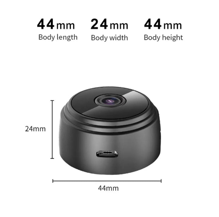 7th Market A9 Mini Wireless HD WiFi Security Camera with Stand and V38 App