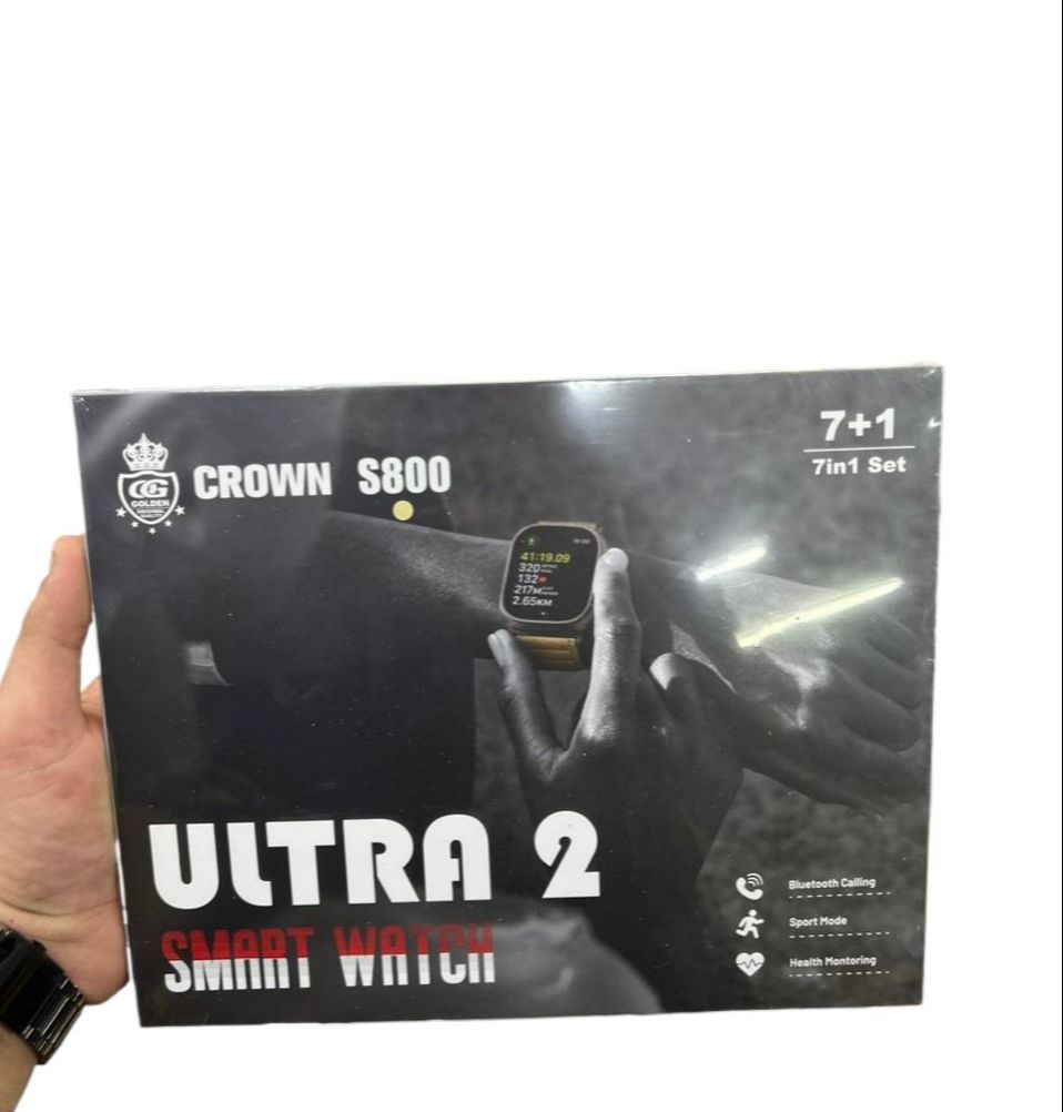 CROWN S800 ULTRA 2 Smart Watch: Seamless Bluetooth Calling & Advanced Health Monitoring