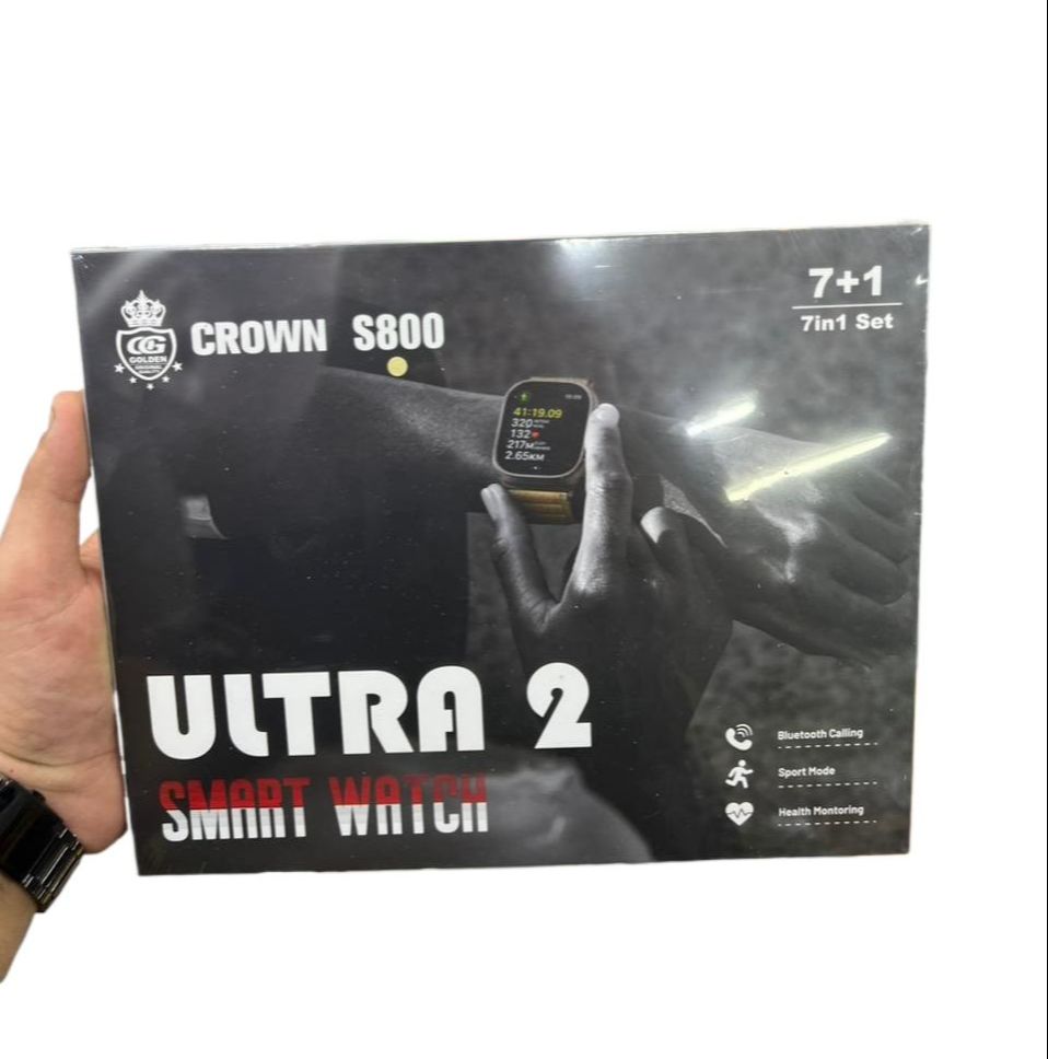 CROWN S800 ULTRA 2 Smart Watch: Seamless Bluetooth Calling & Advanced Health Monitoring