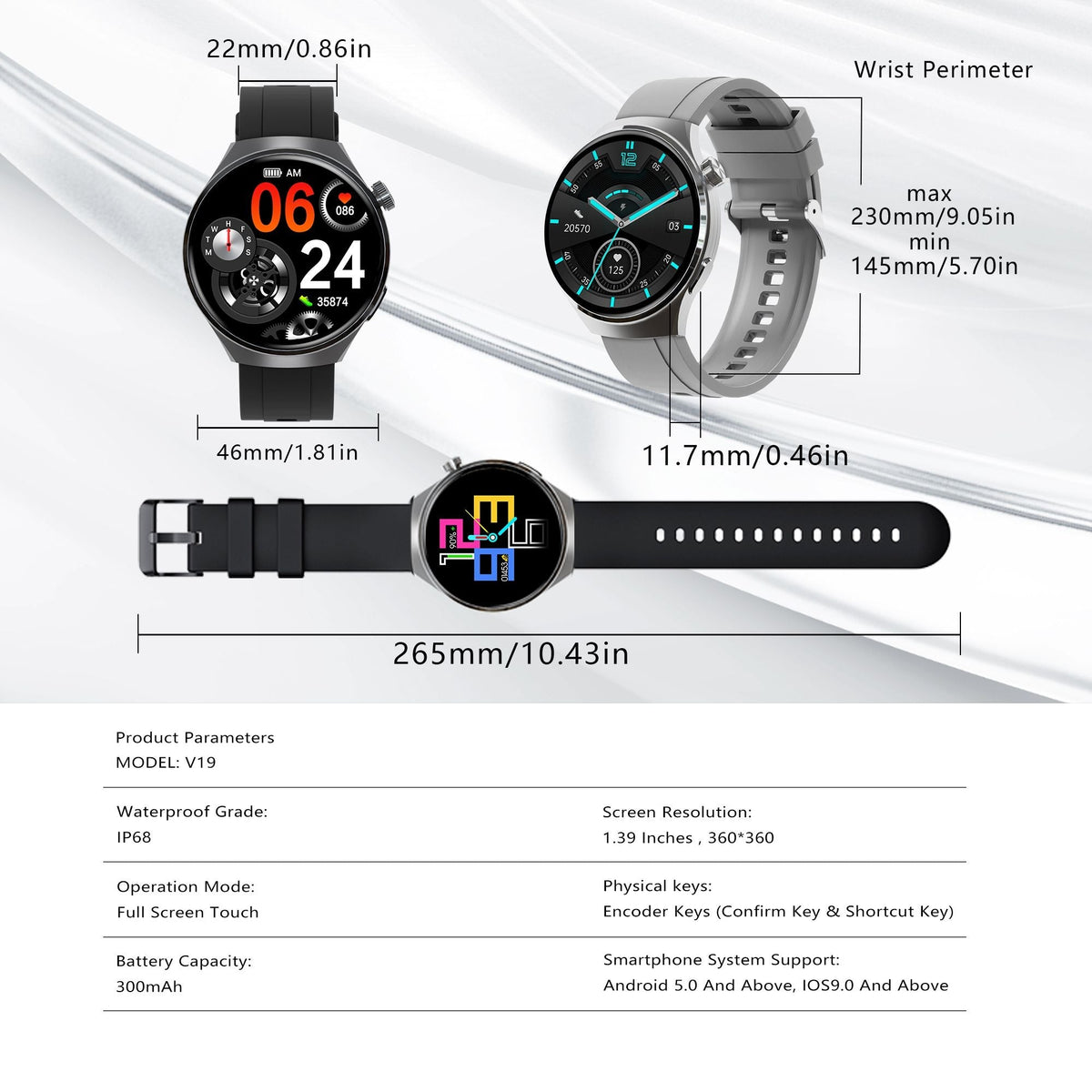 Smart Watch V19 Series