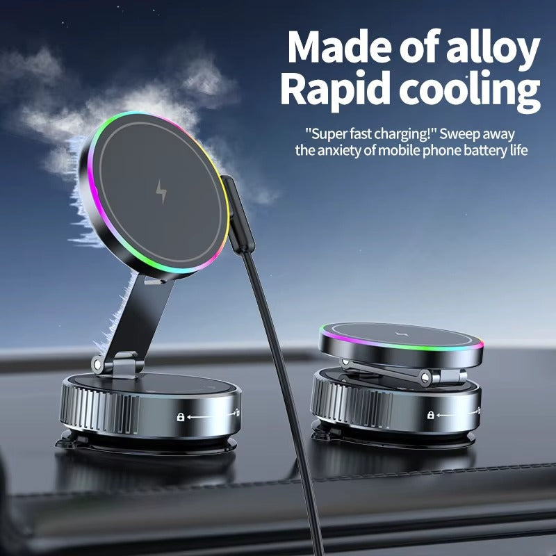 Magnetic Stand + Wireless Charger Phone Holder Magnetic