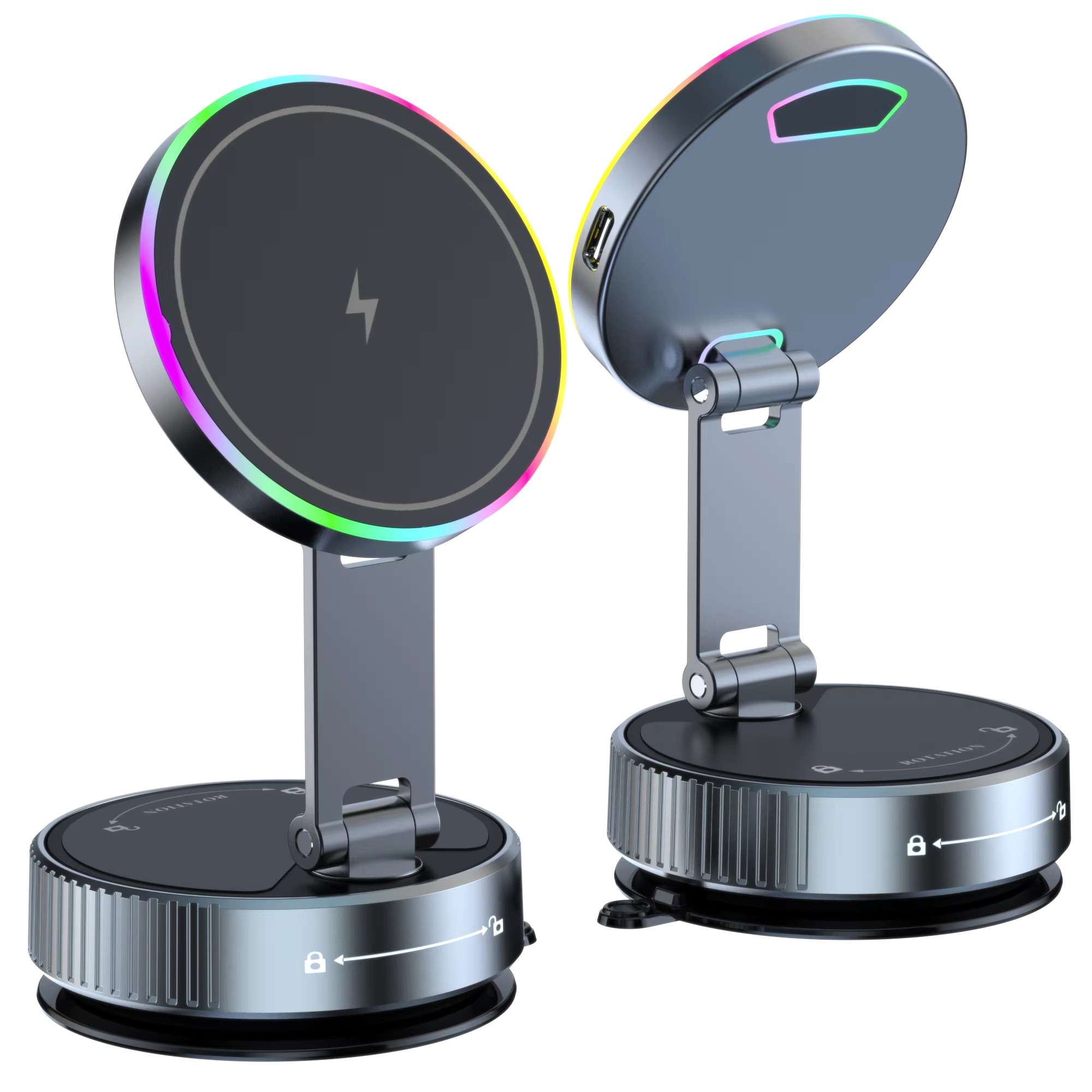 Magnetic Stand + Wireless Charger Phone Holder Magnetic