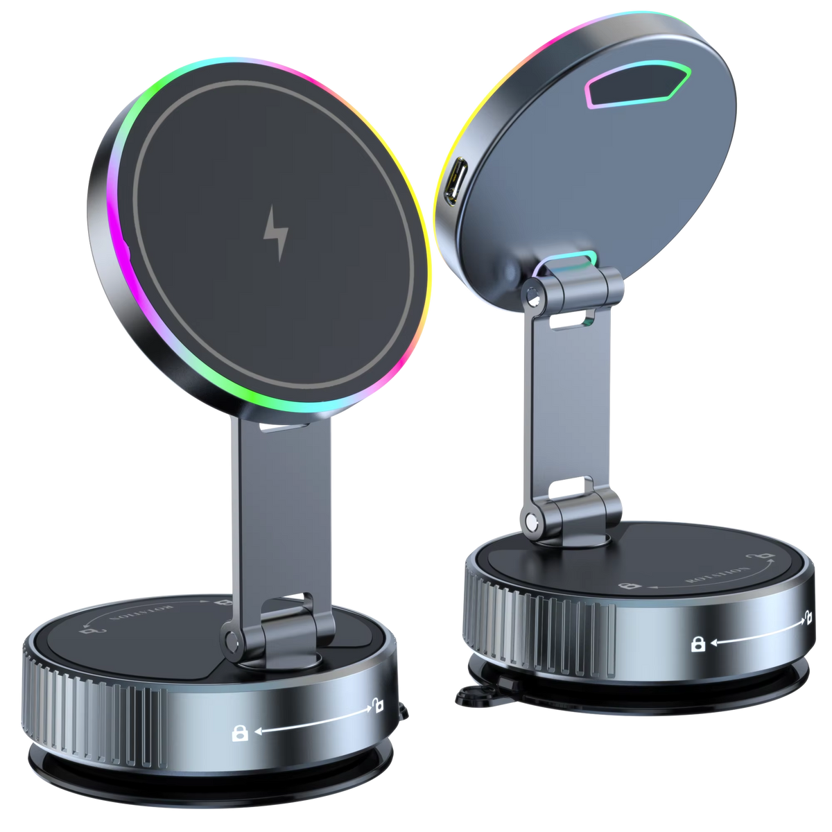 Magnetic Stand + Wireless Charger Phone Holder Magnetic
