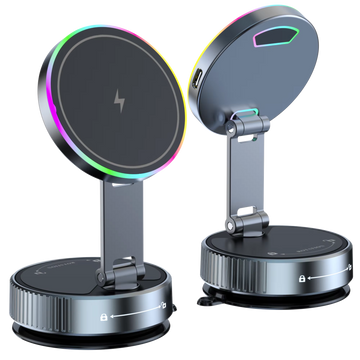 Magnetic Stand + Wireless Charger Phone Holder Magnetic